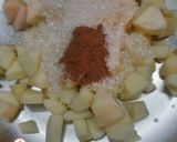 A picture of step 2 of Apple crumble.