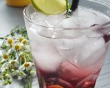 Hình bước làm 4 của món Mojito Cherry ngâm đường
