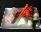 Foto del paso 1 de la receta: Asado de lomo y verduras en horno a baja temperatura