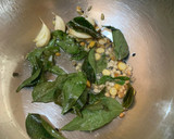 A picture of step 2 of Cabbage Sambar.
