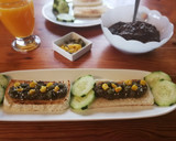 Foto del paso 6 de la receta: Tapenade de aceitunas negras, alcaparras, maíz y miso