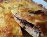 Gombás-sajtos "rakott" csirkemell recept fázis 5 fotója