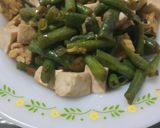 Foto langkah ke 4 dari resep Tumis Buncis Tahu Tempe.