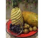 Diet Juice Papaya Longan Pineapple Blackcurrant langkah memasak 1 foto