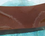 Foto langkah ke 4 dari resep Puding Brownies Roti Tawar.