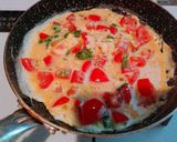 A picture of step 4 of Turkish simple easy omelette♪.