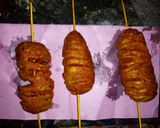 স্ট্রীট স্টাইলে পটেটো টর্নেডো(Street style potato tornado recipe in Bengali) রেসিপি ধাপ - 6 ছবি