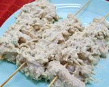 মালাই চিকেন পেস্তো কাবাব (Malai Chicken Pesto Kebab recipe in Bengali) রেসিপির ধাপ 15 ছবি