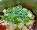 A picture of step 3 of Butter Paav Bhaji in Cooker.