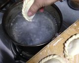 A picture of step 8 of Varenyky (Ukrainian Dumpling).