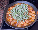 Foto del paso 7 de la receta: Habas con champiñones y huevos de codorniz