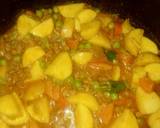 Qeema mater aloo with chapati recipe step 5 photo