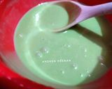 Foto langkah ke 3 dari resep Kue Cucur Pandan tanpa mixer.