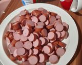 Édeskáposzta leves virslivel /a mi frankfurti levesünk recept fázis 2 fotója