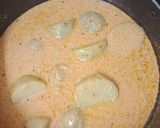 A picture of step 2 of Akki dum aloo roll.