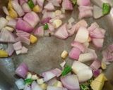 A picture of step 3 of Methi Matar Malai.