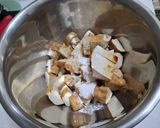 最受歡迎的便當菜料理-沙茶炒素雞丁的食譜步驟1照片