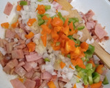 Foto del paso 6 de la receta: Calabacitas horneadas, rellenas de tocino y jamón