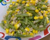 Foto langkah ke 5 dari resep 21. Tumis buncis jagung ayam cincang (diet).