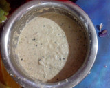 வெந்தய தோசை நிலக்கடலை சட்னி காலை உணவு ரெசிபி ஸ்டேப் 3 புகைப்படம்