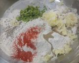 A picture of step 1 of Varat kai aloo puri.