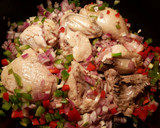 Foto del paso 9 de la receta: Pollo estofado con tubérculos en salsa de especias libanesas