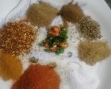 A picture of step 2 of Aloo ke samosay.
