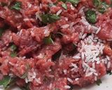 Foto del paso 1 de la receta: Albóndigas de carne molida con papas