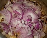 A picture of step 3 of Bhindi ki bhaji.