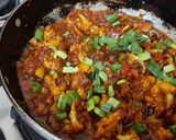 A picture of step 7 of Gobhi Manchurian Chinese style.