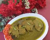Fish green curry bengali stayl recipe step 4 photo