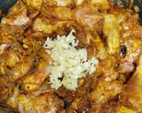 A picture of step 5 of Bangla chicken massala.