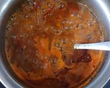 A picture of step 3 of Kathiyavadi Sev Tamatr Sabji.