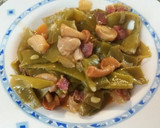 Foto del paso 5 de la receta: Judías verdes con jamón y setas variadas
