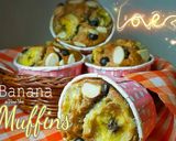 Foto langkah ke 7 dari resep Muffin Banana Supper Uenakk 🍌🍌 (No Mixer).
