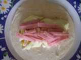 Tortillas fritas con verduras y pollo