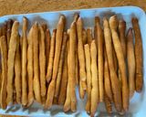 A picture of step 7 of Sourdough Crackers or Breadsticks with Extra Virgin Olive Oil & Herbs.