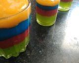 A picture of step 6 of Multi Layered Fruity Pudding Without Gelatine Agar Agar.