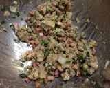 A picture of step 7 of Rye Bread Semmelknödel.
