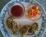 A picture of step 10 of Airfried Vegetables Sesame Disc.