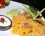 A picture of step 2 of Mutton pulao.