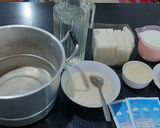 Foto langkah ke 1 dari resep Puding Zebra roti tawar.