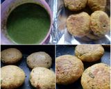 A picture of step 3 of Rice Oats Tikki.