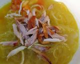 Foto langkah ke 8 dari resep Soto ayam kuah kuning.