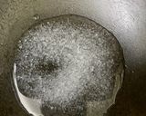 A picture of step 6 of Eggless honey cake.