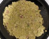 A picture of step 5 of Moong dal dosa.