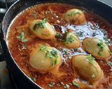 A picture of step 7 of Egg masala gravy.