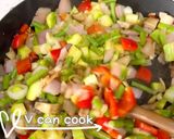 Stir fried veggie 炒雜蔬的食譜步驟3照片