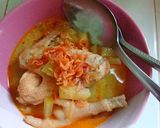 Foto langkah ke 8 dari resep Lontong sayur kuah kare.