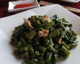 Foto langkah ke 2 dari resep Tumis kacang panjang+daging #ketopad #debm.